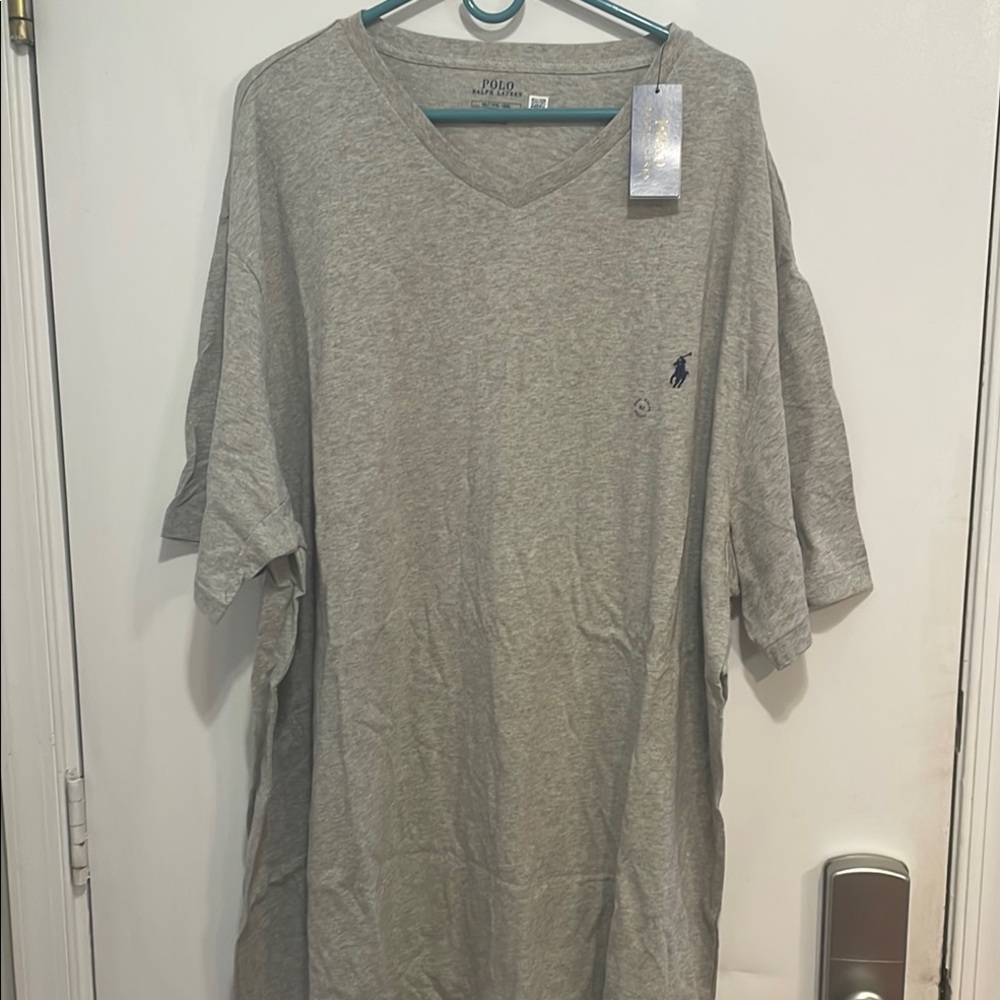 Polo by Ralph Lauren Gray Short Sleeve Tee Casual Crew Neck